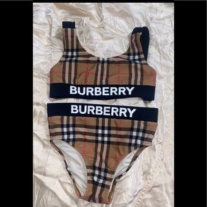 NIB Burberry Girl’s 2 piece Swim Suit